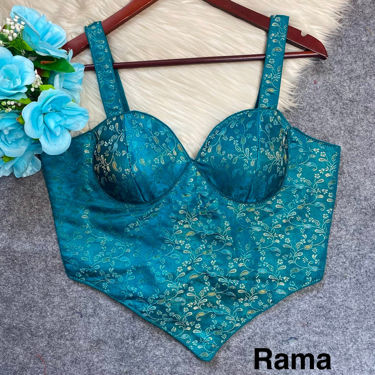 Special Banarasi Minakari Silk Codset Pattern Fancy ready made blouse