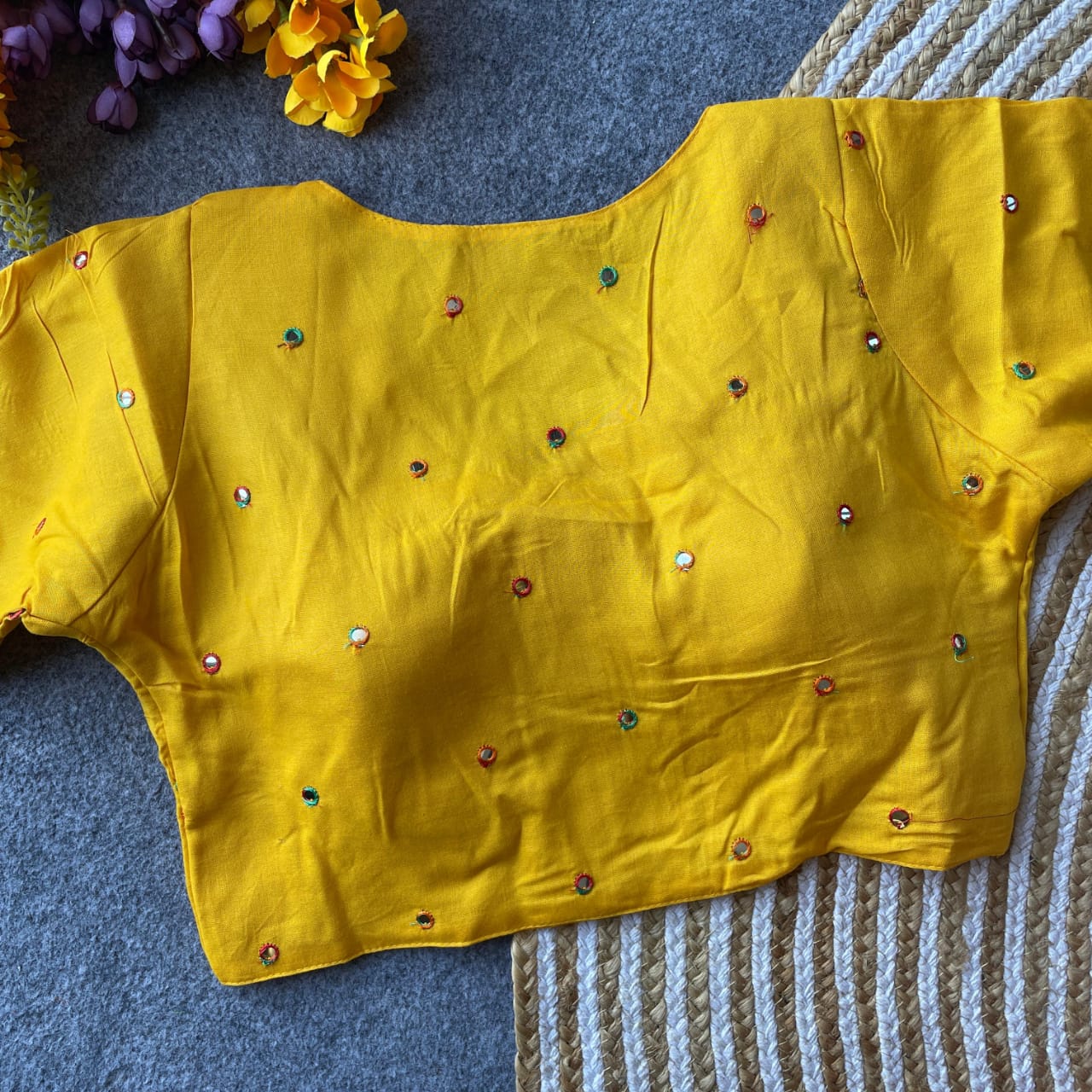 Reyon Cotton ready made blouse