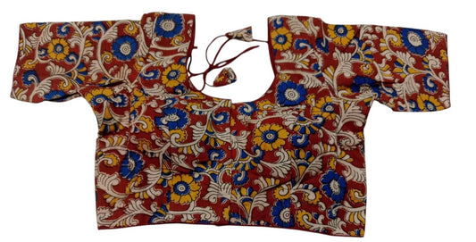 Kalamkari pure cotton ready made blouse