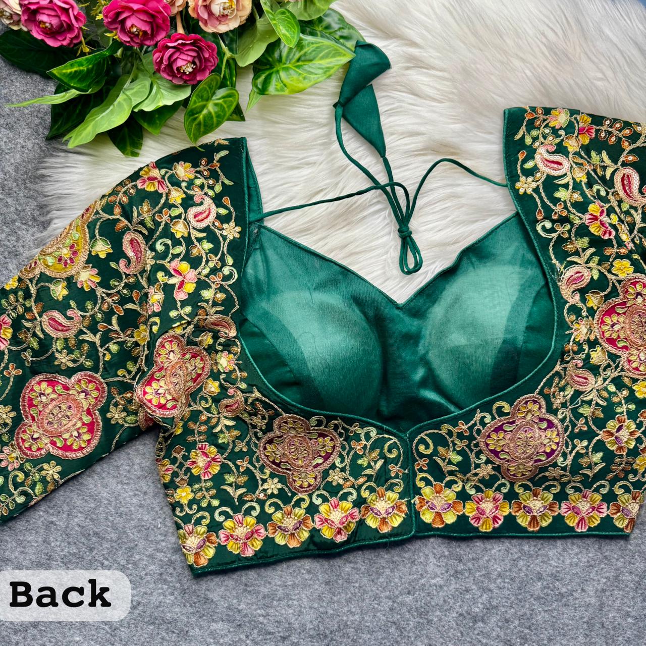 Beautiful Position Work Madhubala ready made blouse