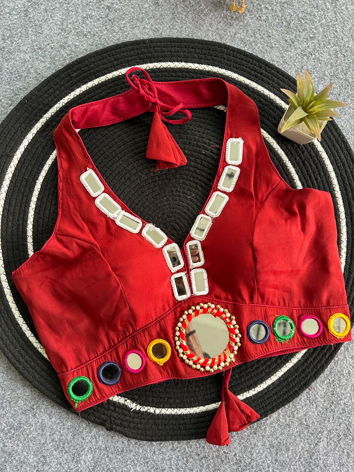 Pure Roman Silk ready made blouse