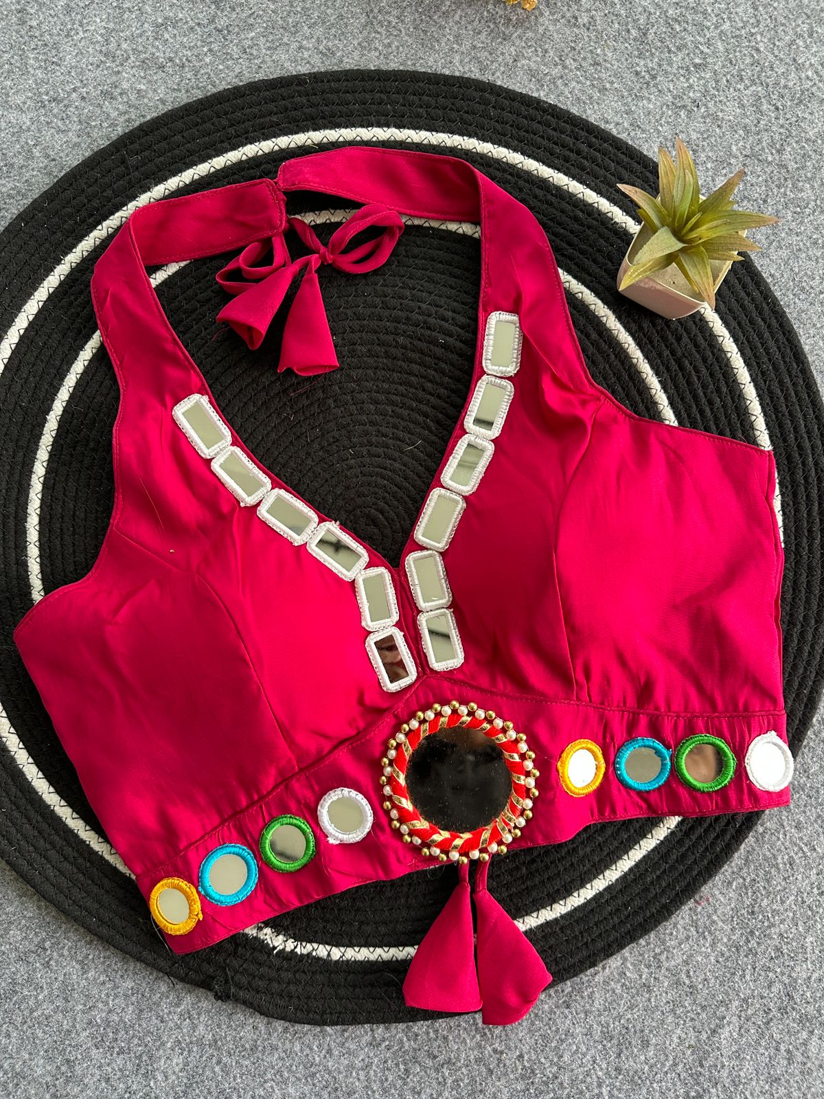 Pure Roman Silk ready made blouse