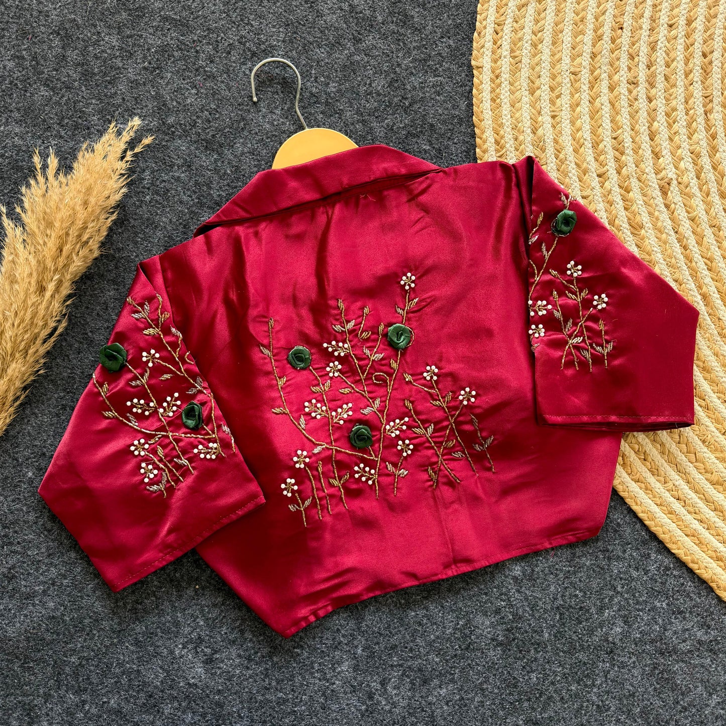 Beautiful handwork ready made blouse