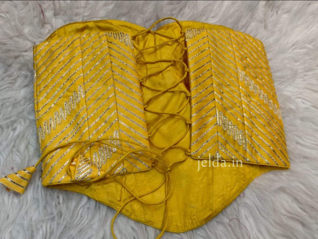 Corset gota patti custom made blouse