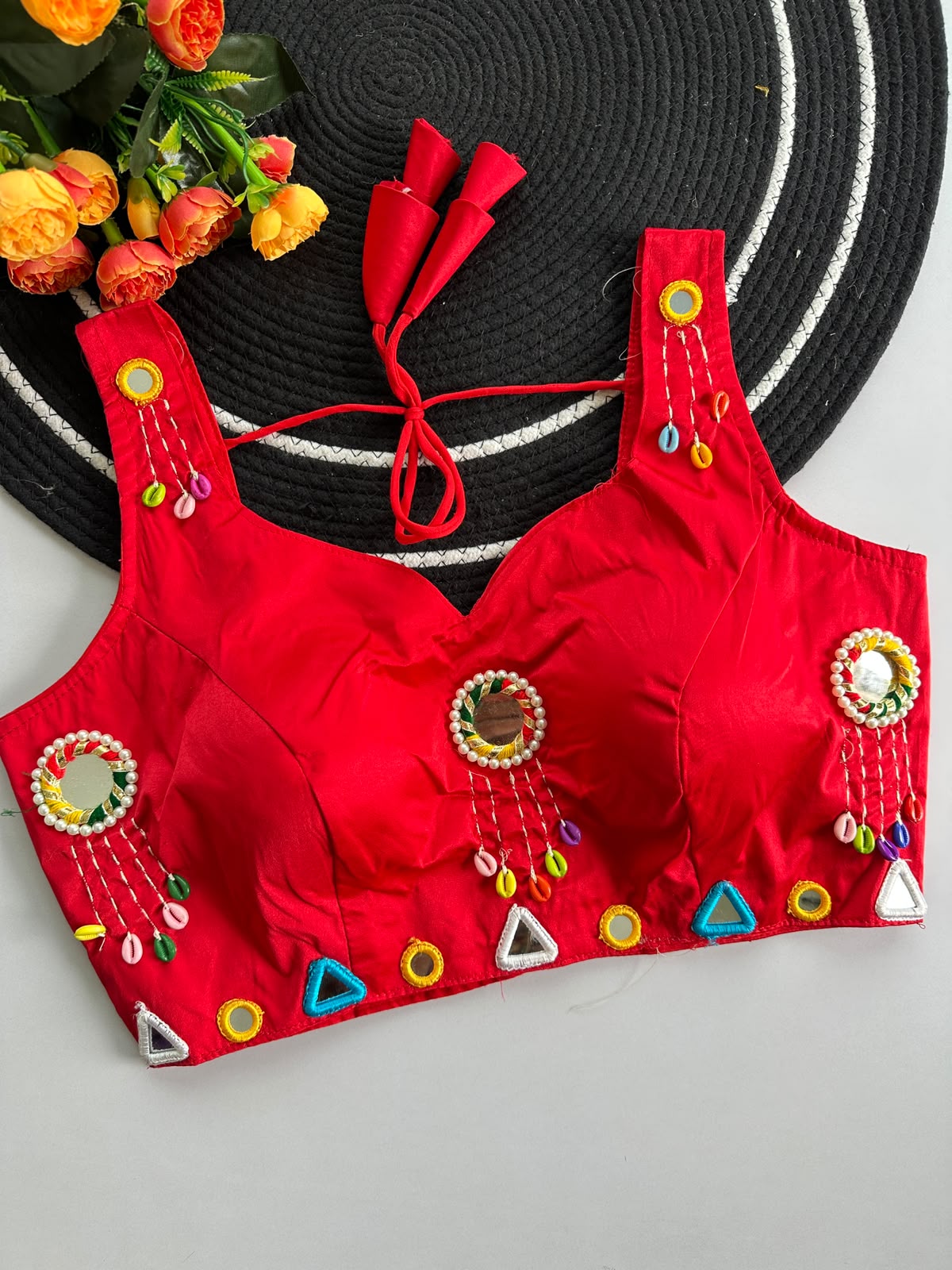 Pure Raw Silk ready made blouse