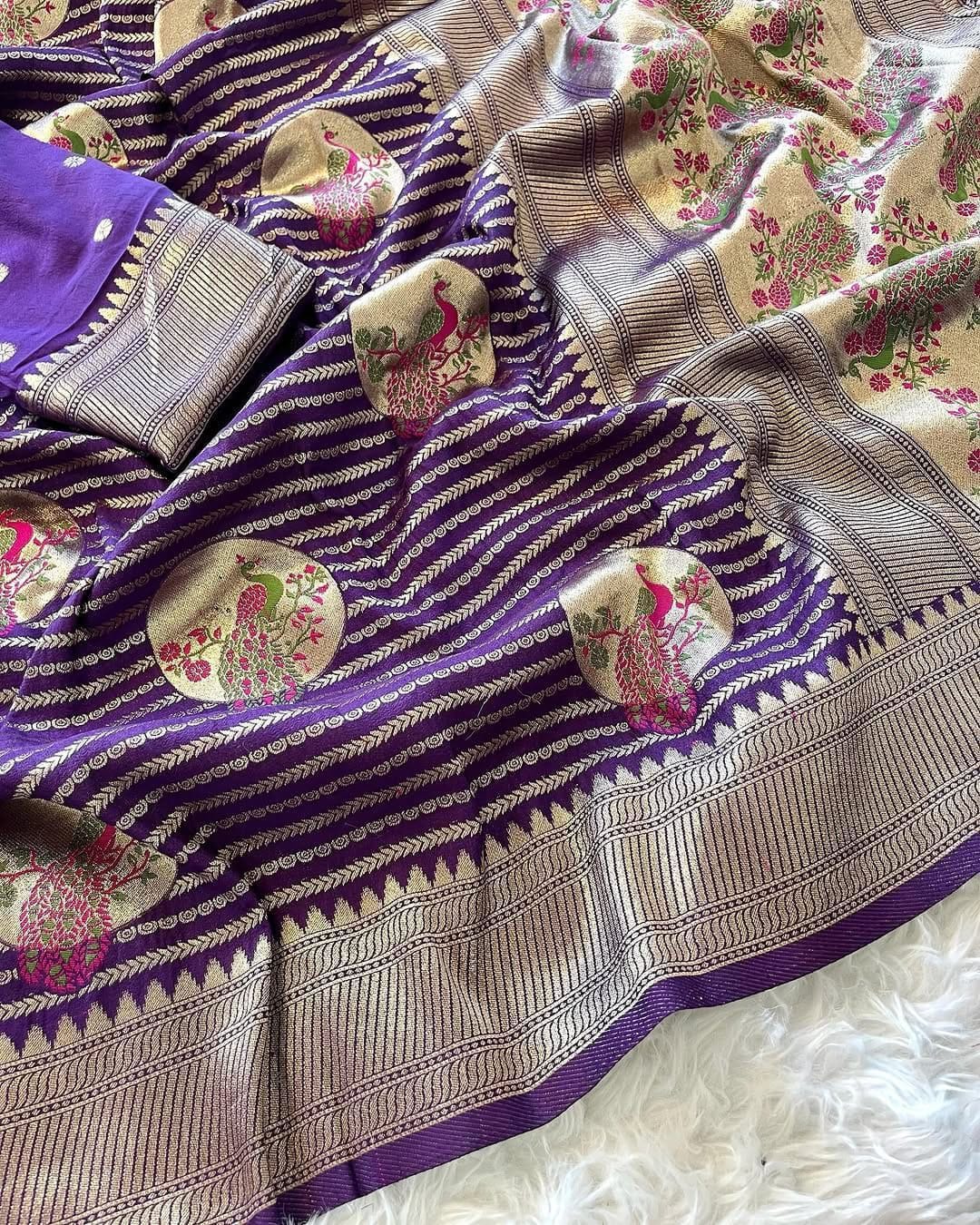 Pure Crepe Silk Saree