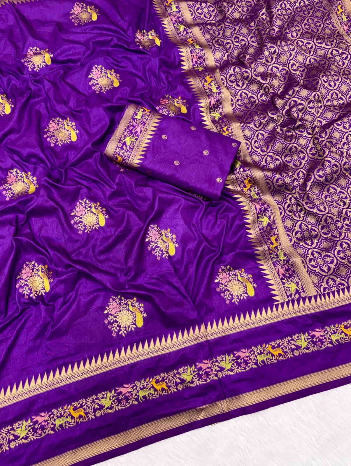 Soft Pure dolla Silk Weaving Saree