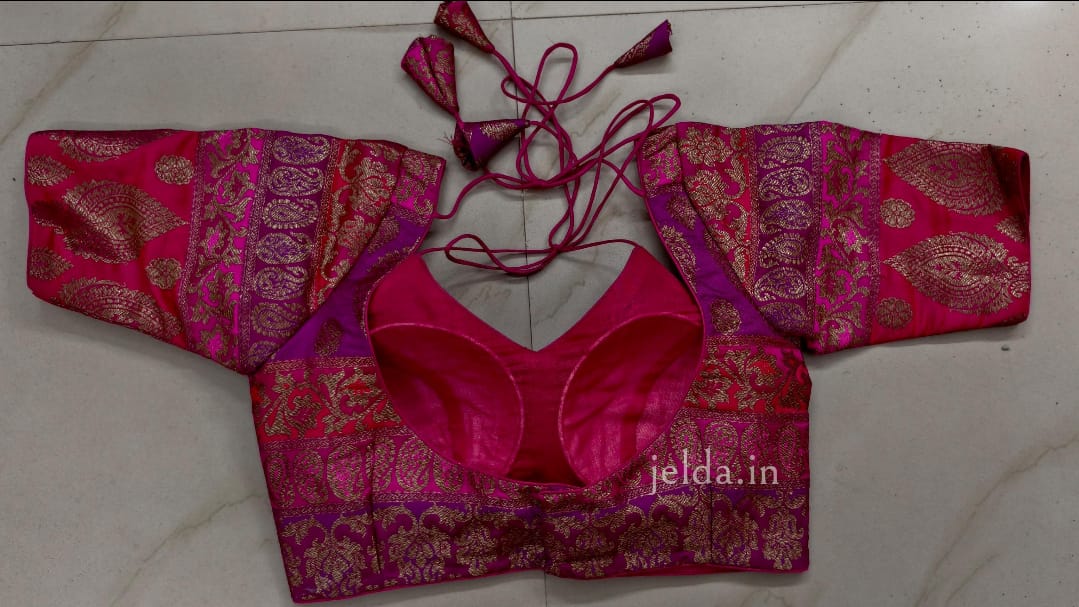 Multi banarsi brocade custom made blouse
