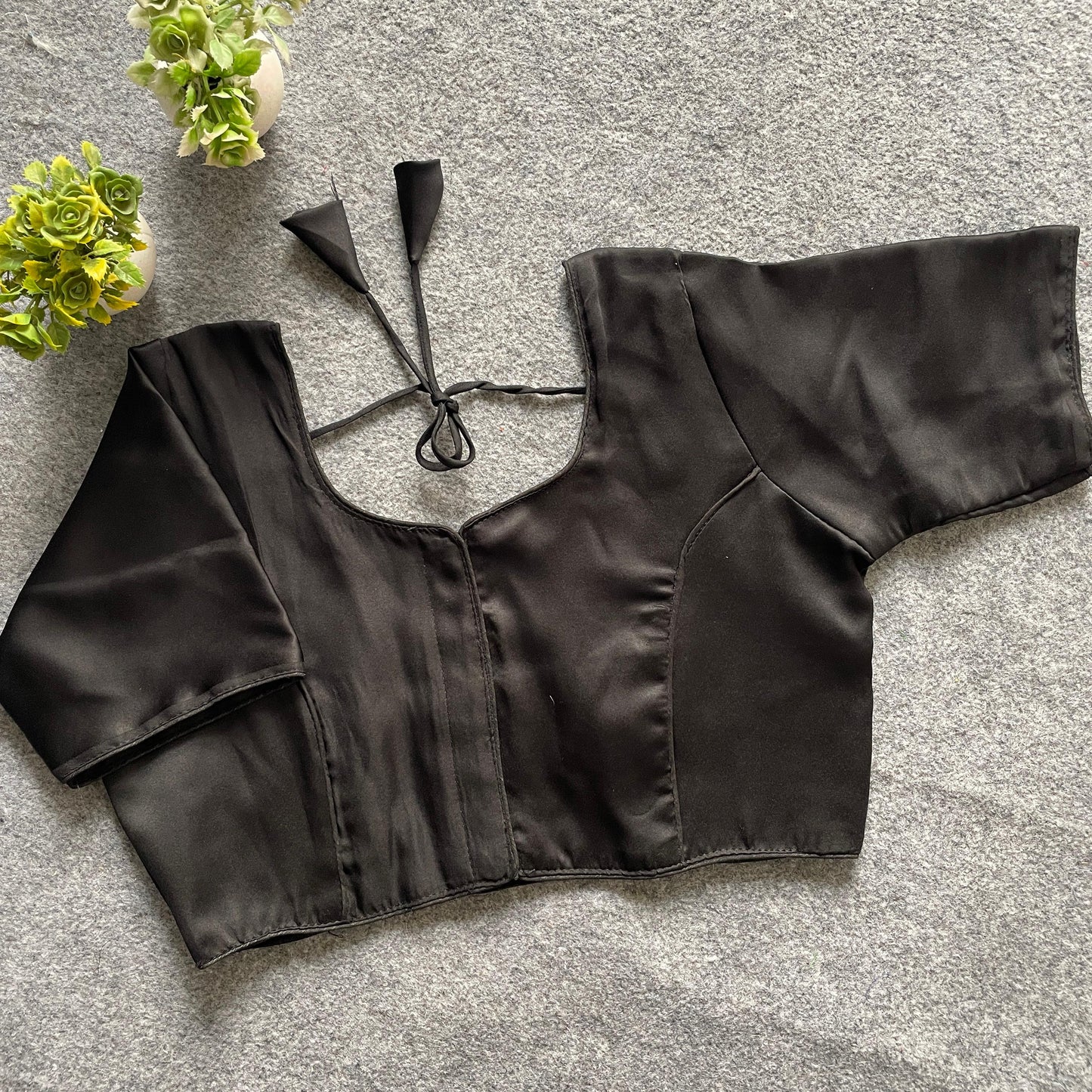 Original Malai Sattin ready made blouse
