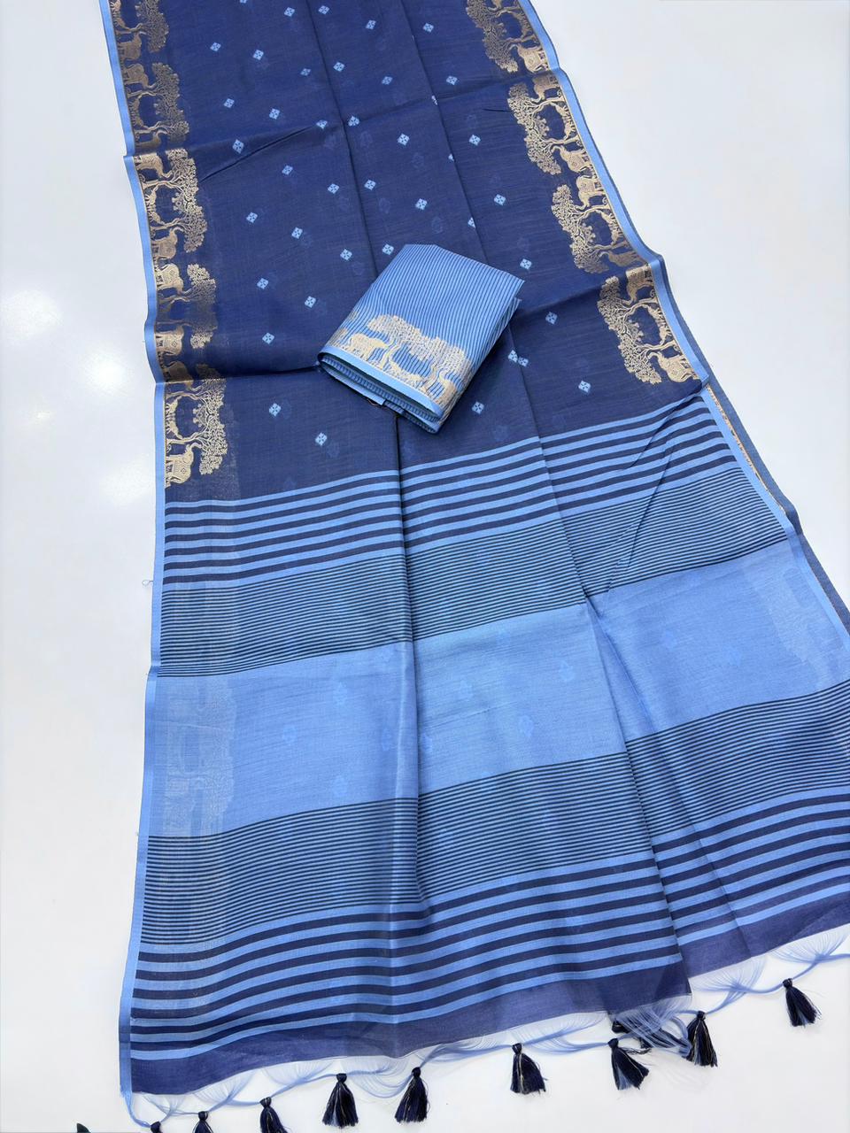 Premium Raw Silk Saree