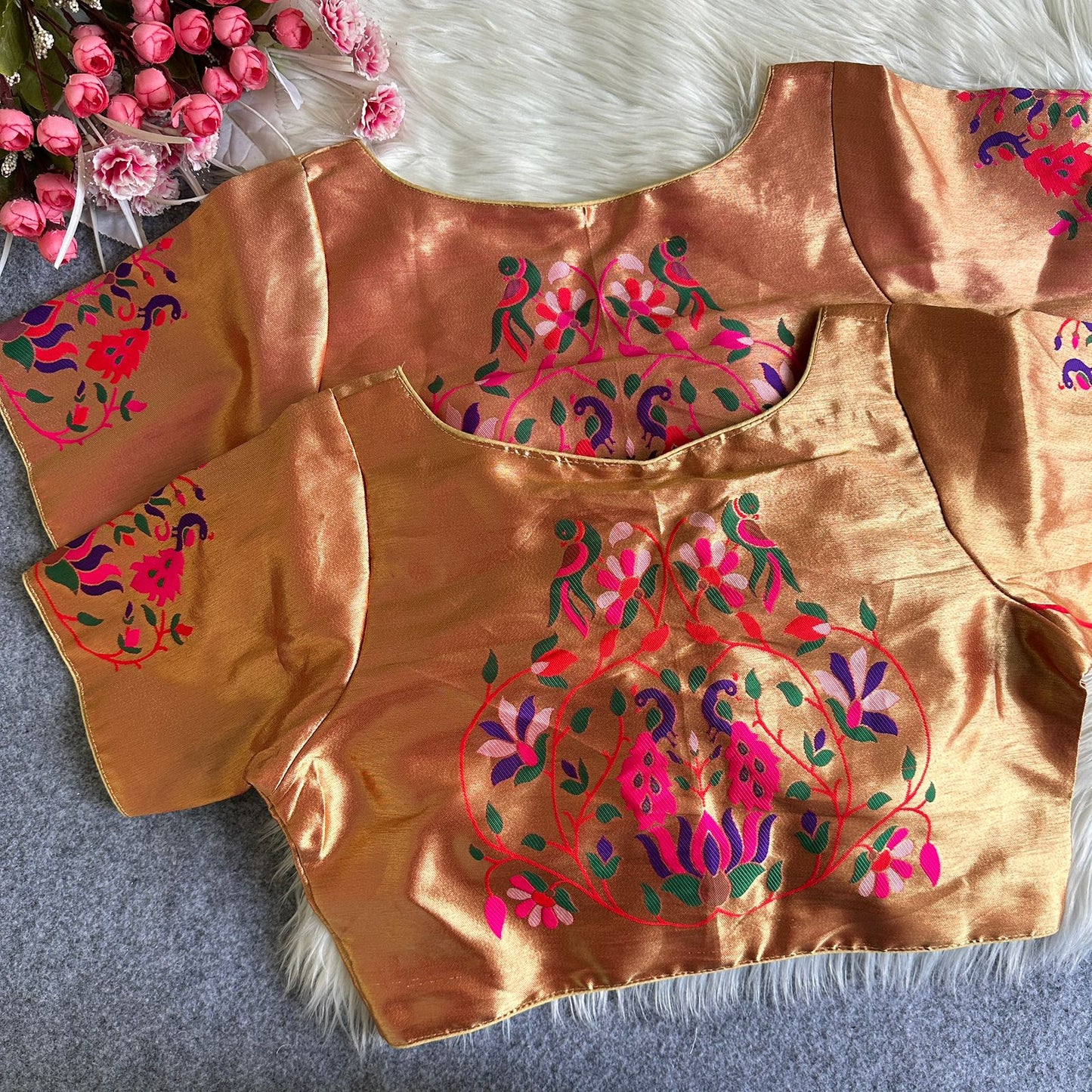 Paithani ready made blouse