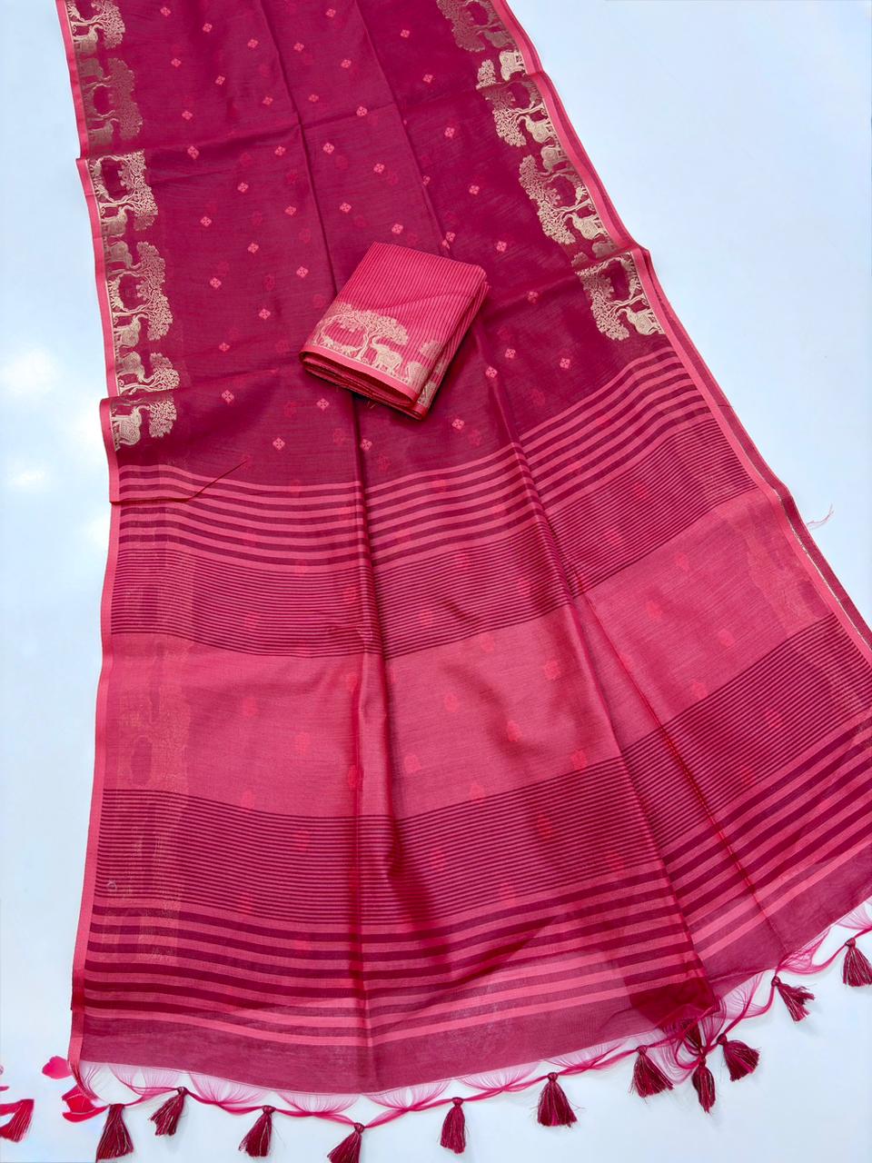 Premium Raw Silk Saree