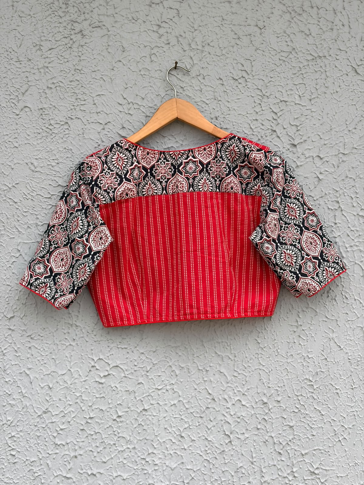 Cotton mix n match designer blouse