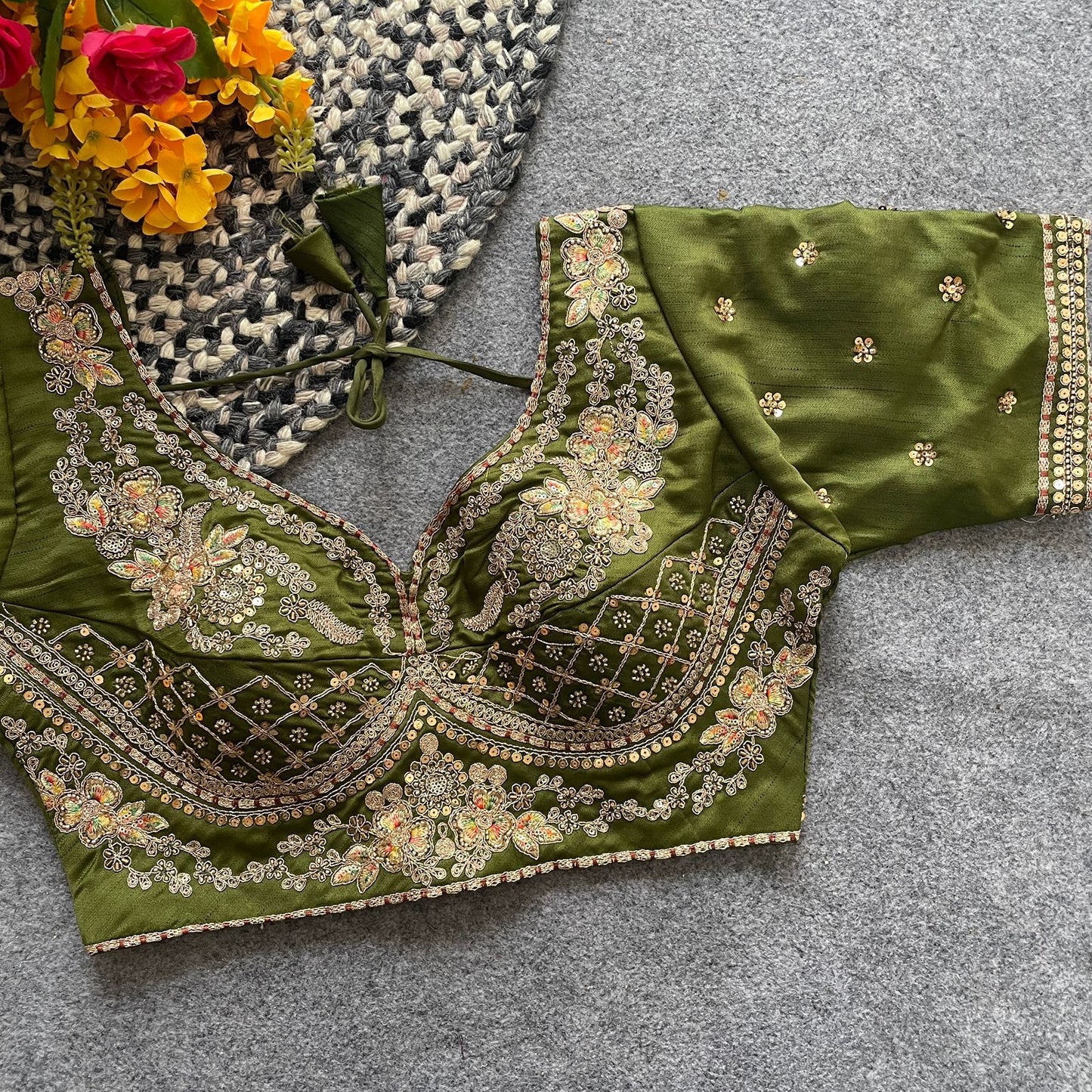 Heavy pure soft italian silk with tricot fuising ready made blouse