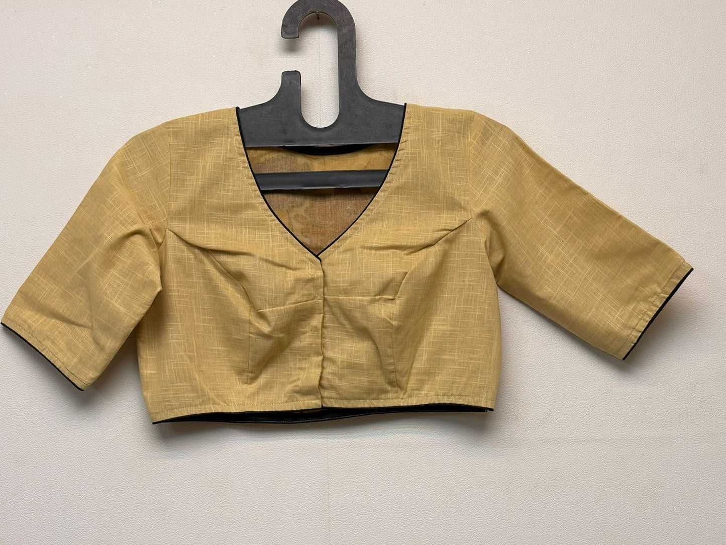 Cotton hand embroidered designer blouse