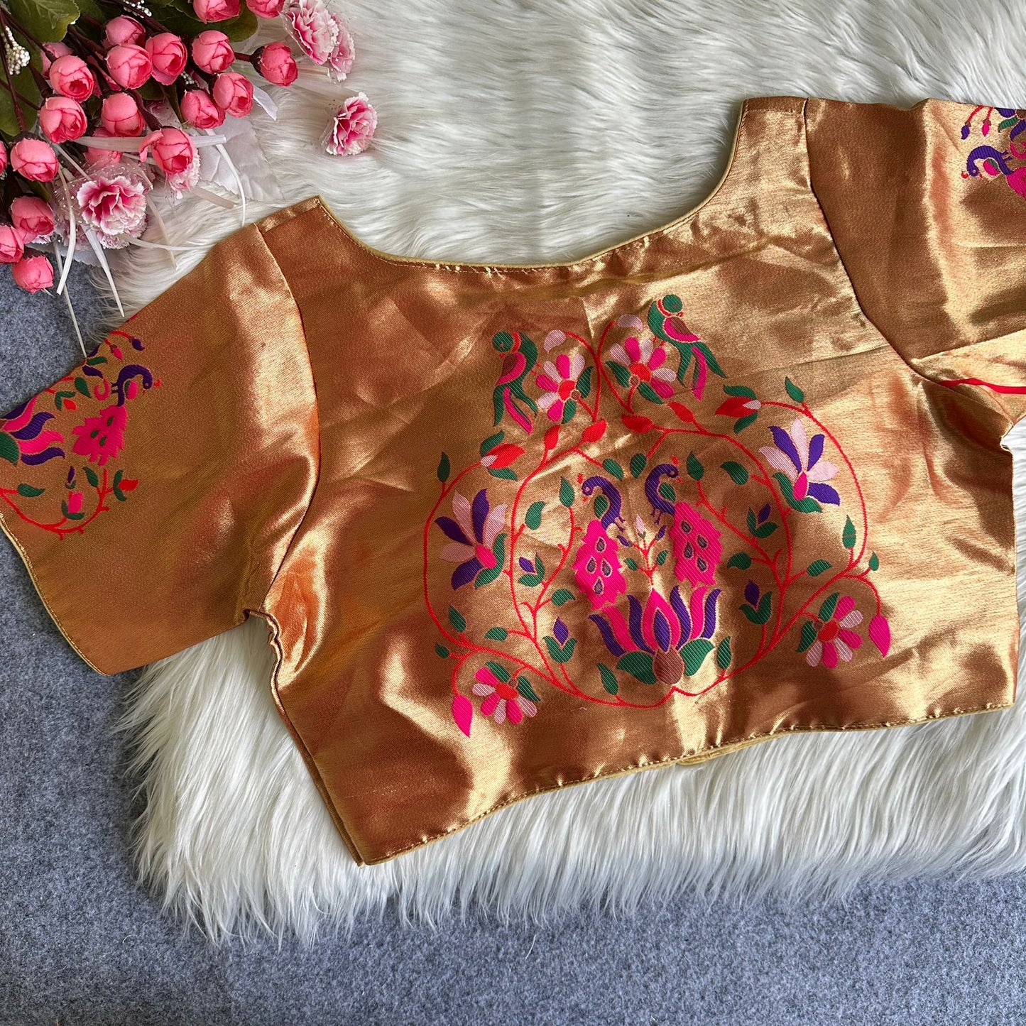 Paithani ready made blouse