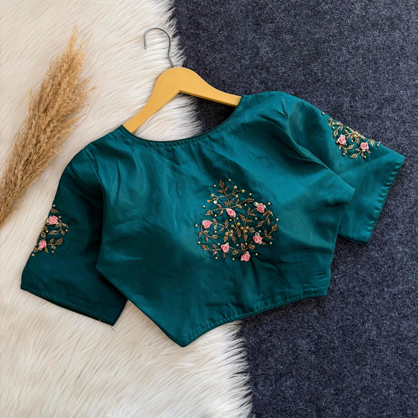 Beautiful handwork ready made blouse
