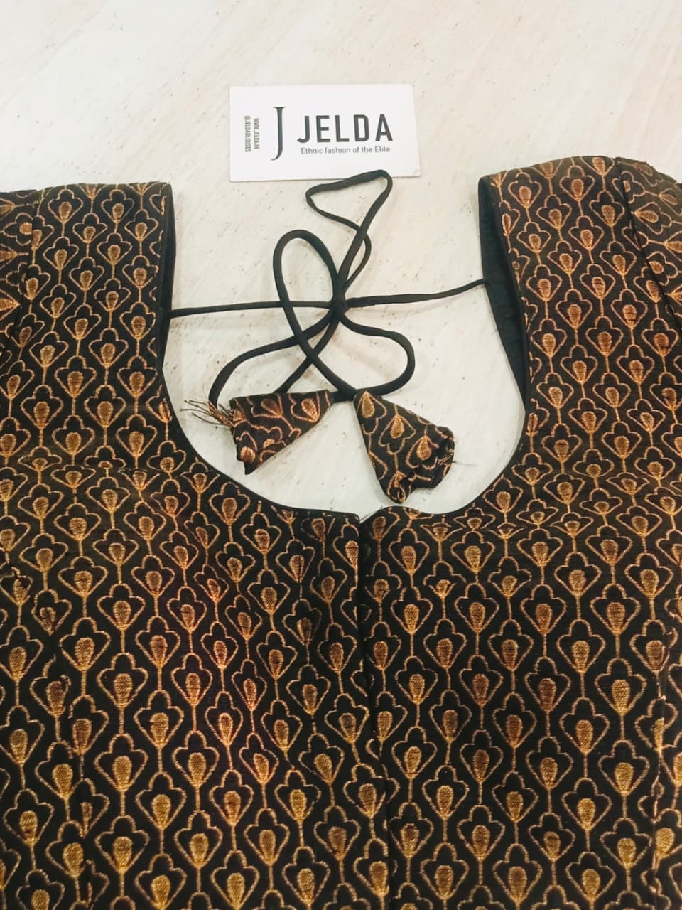 Banaras fabric ready made blouse