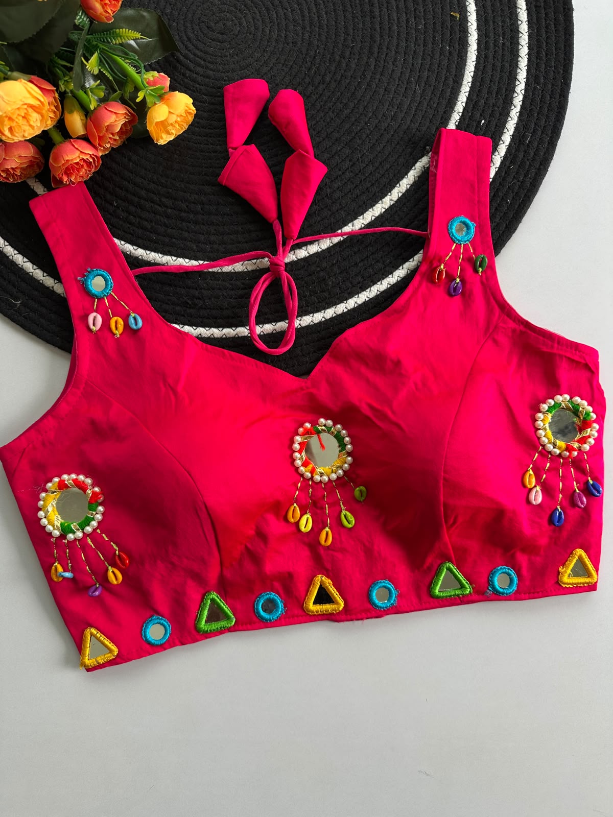 Pure Raw Silk ready made blouse