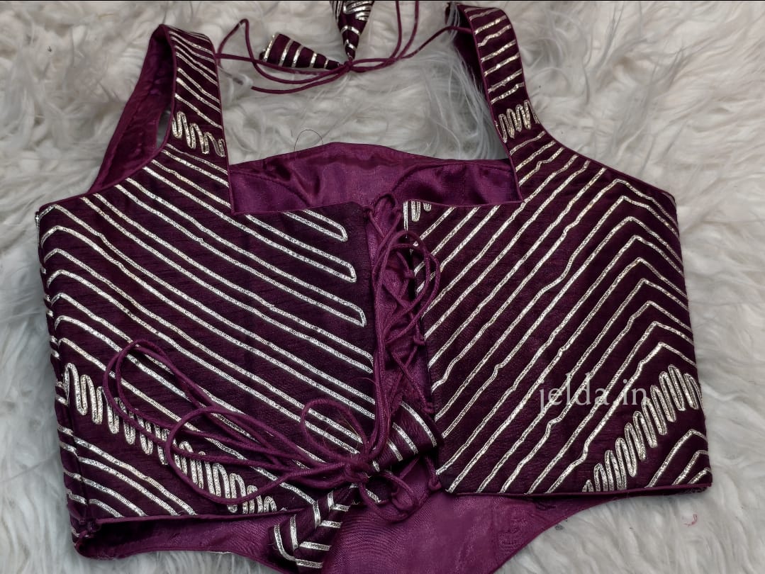 Corset gota patti custom made blouse