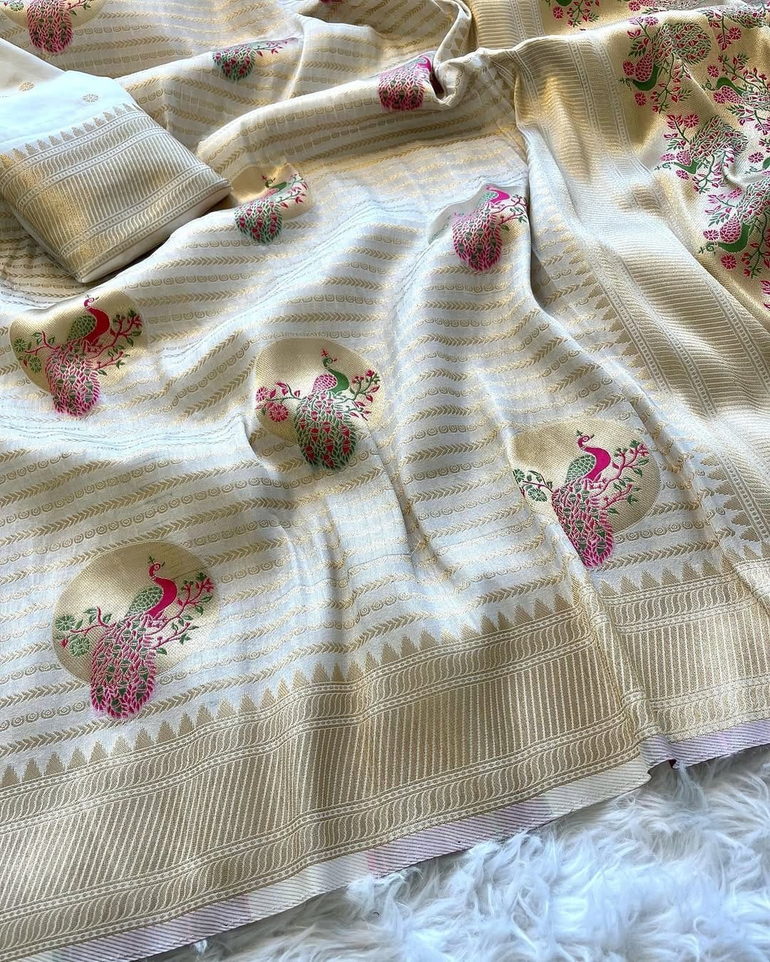 Pure Crepe Silk Saree