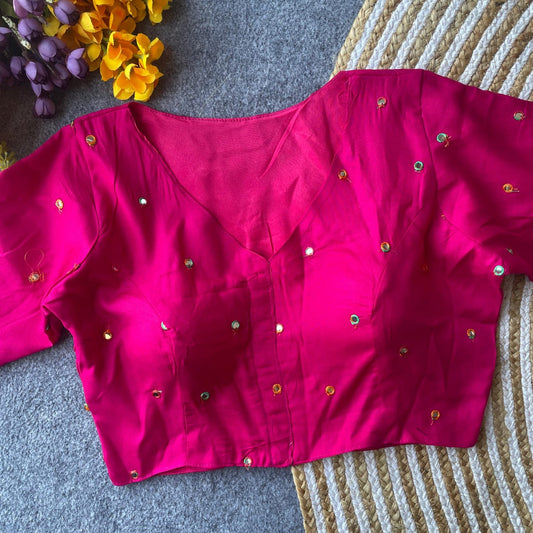 Pure Reyon Cotton ready made blouse