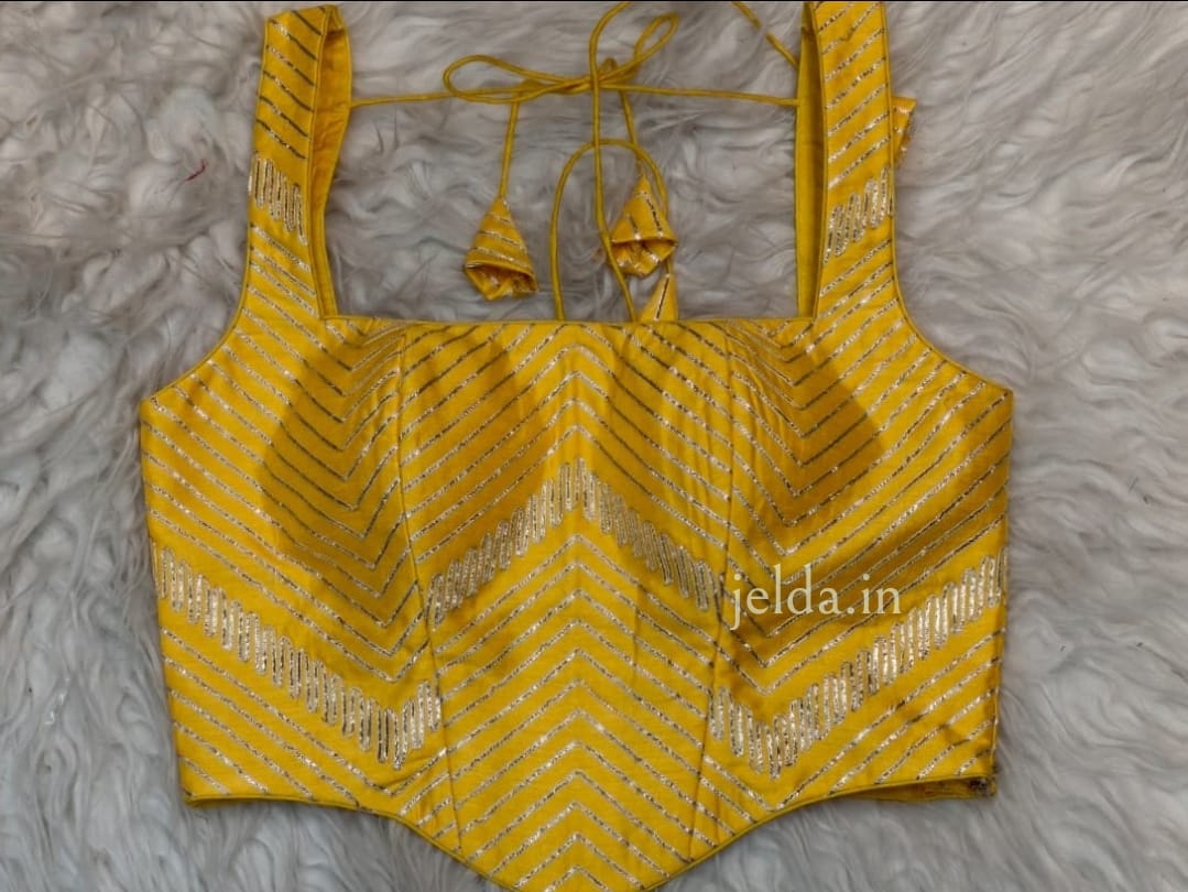 Corset gota patti custom made blouse