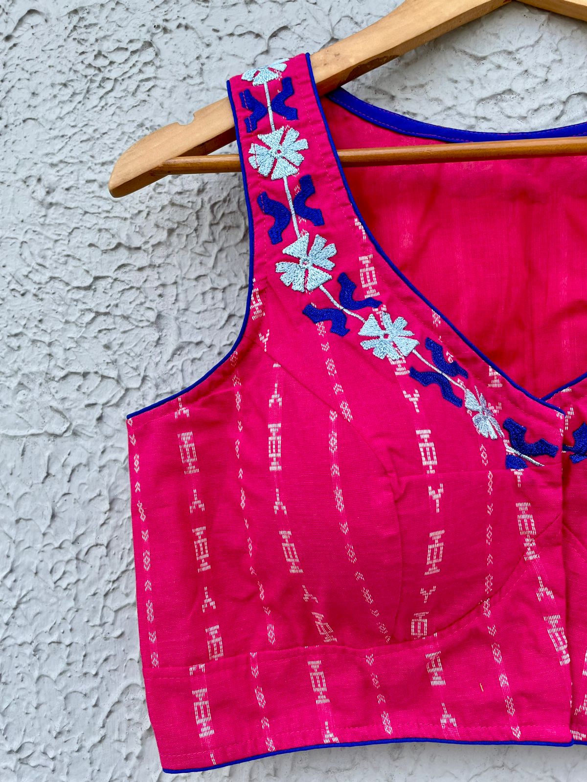 Cotton Embroidery Sleeveless - Premium Designer Blouse