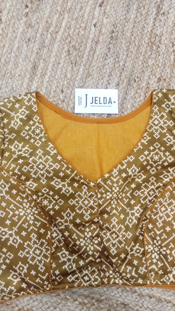 Modal silk ready made blouse