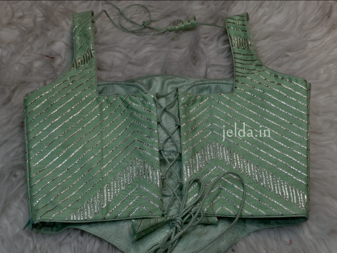 Corset gota patti custom made blouse
