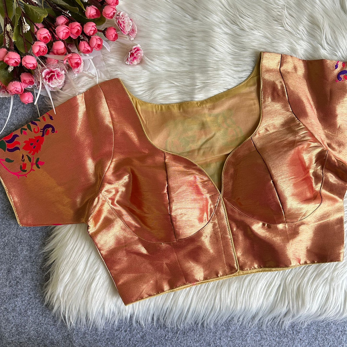 Paithani ready made blouse