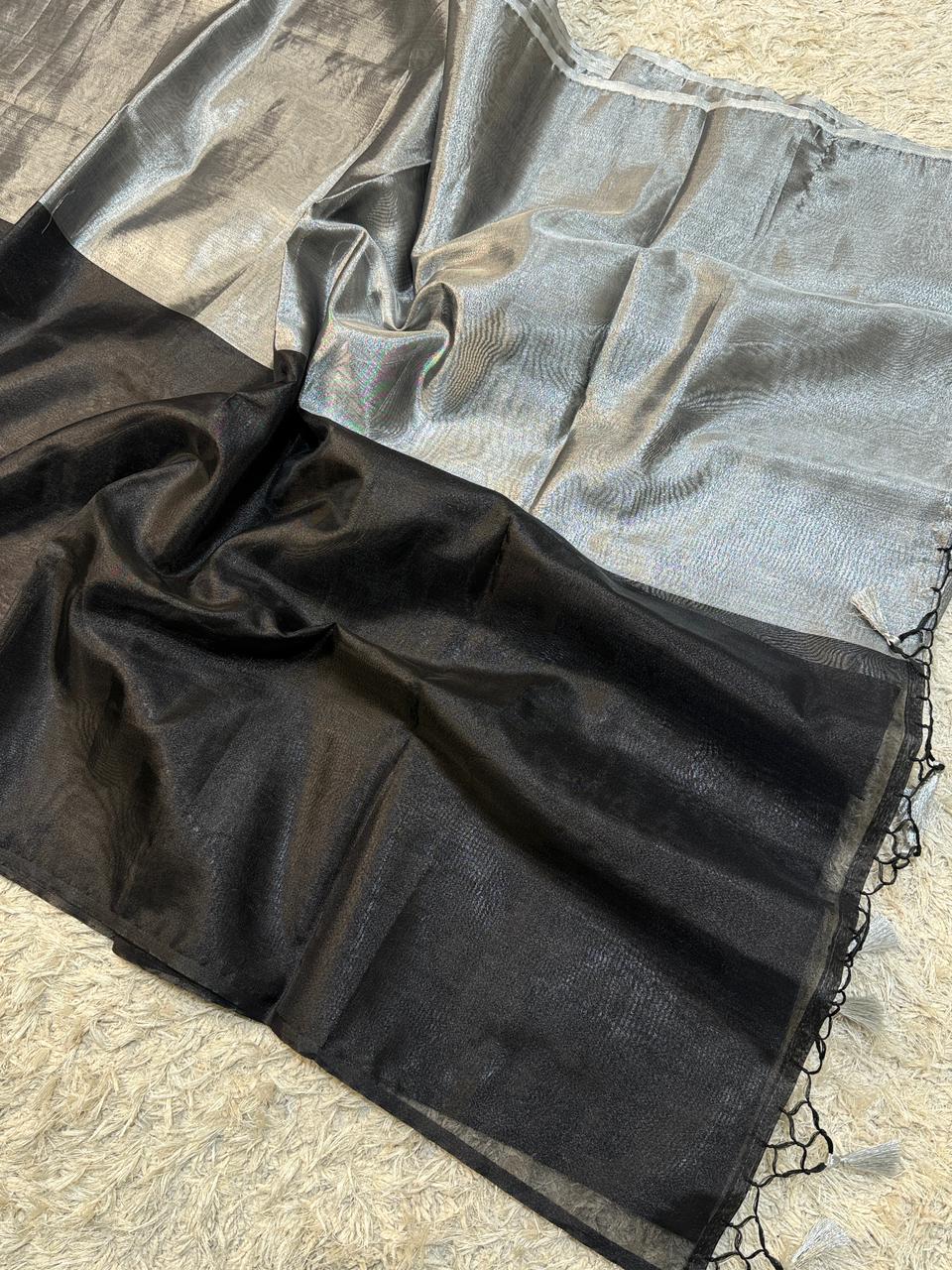 Banarasi Glass Tissue Silk Saree