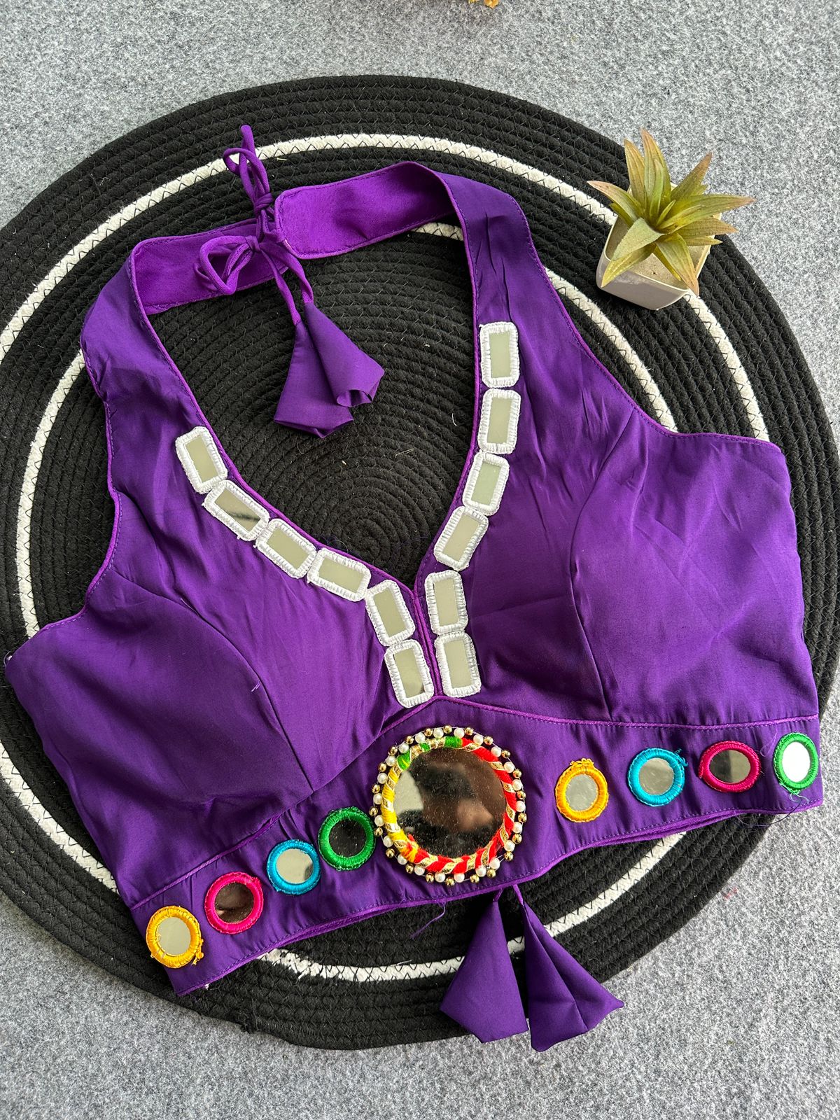Pure Roman Silk ready made blouse