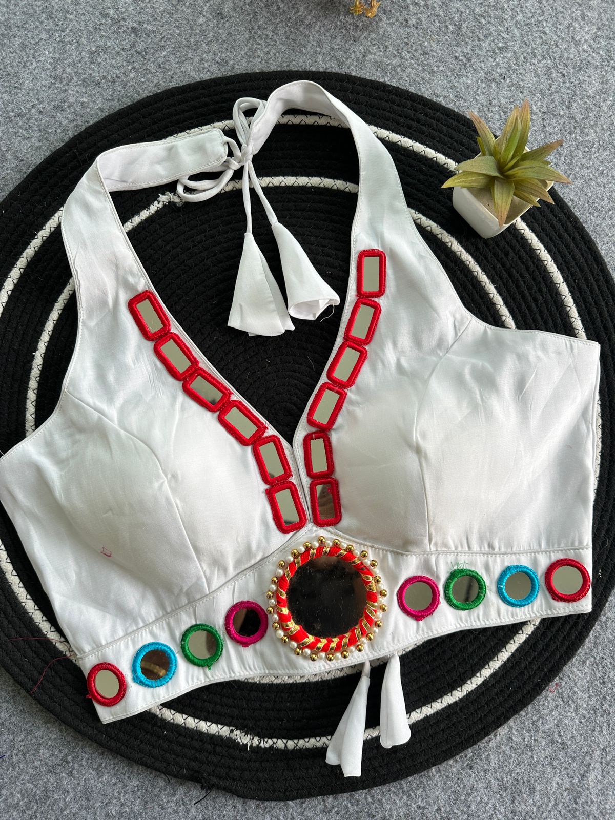 Pure Roman Silk ready made blouse
