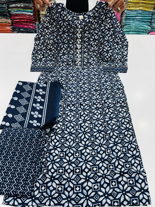 Cotton salwar suit