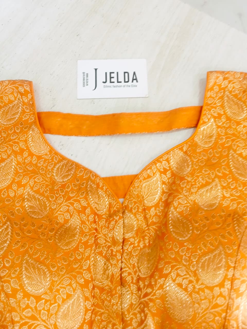 Banaras fabric ready made blouse