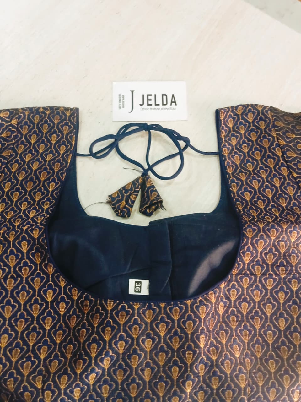 Banaras fabric ready made blouse