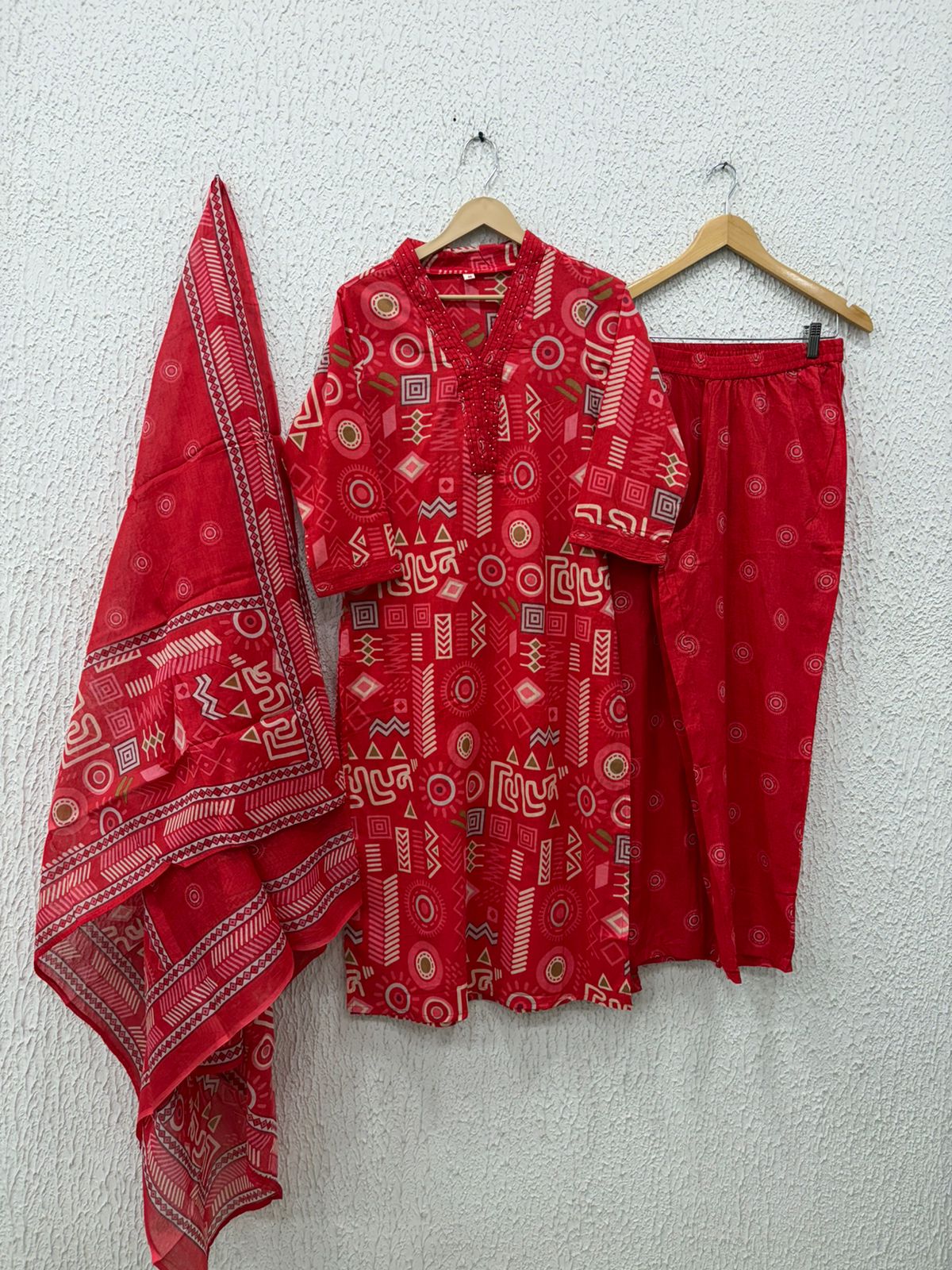 Cotton printed salwar suit