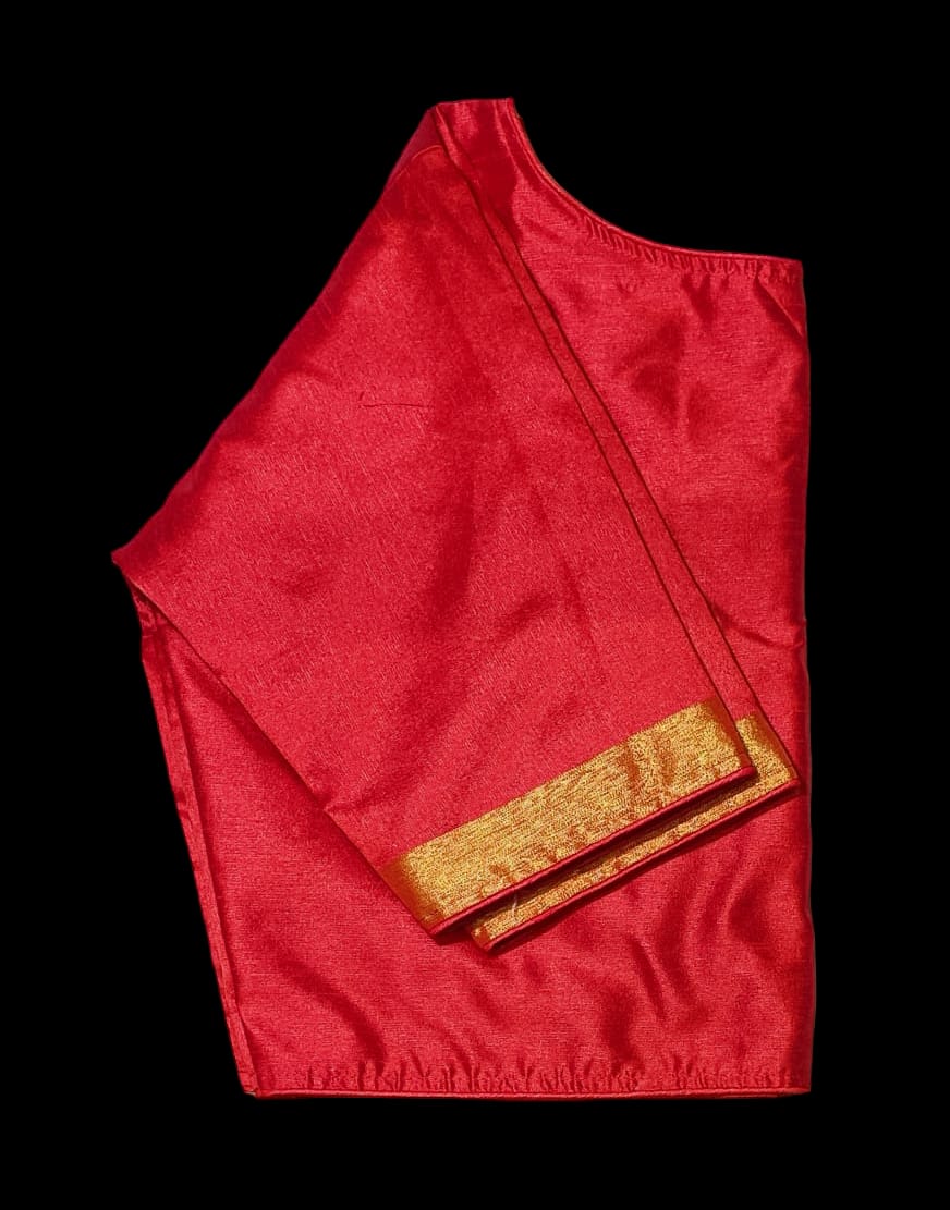 Ghicha silk boatneck ready made blouse