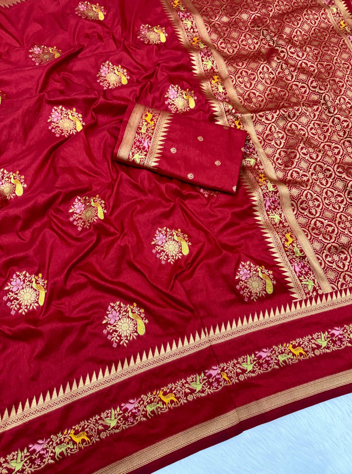 Soft Pure dolla Silk Weaving Saree
