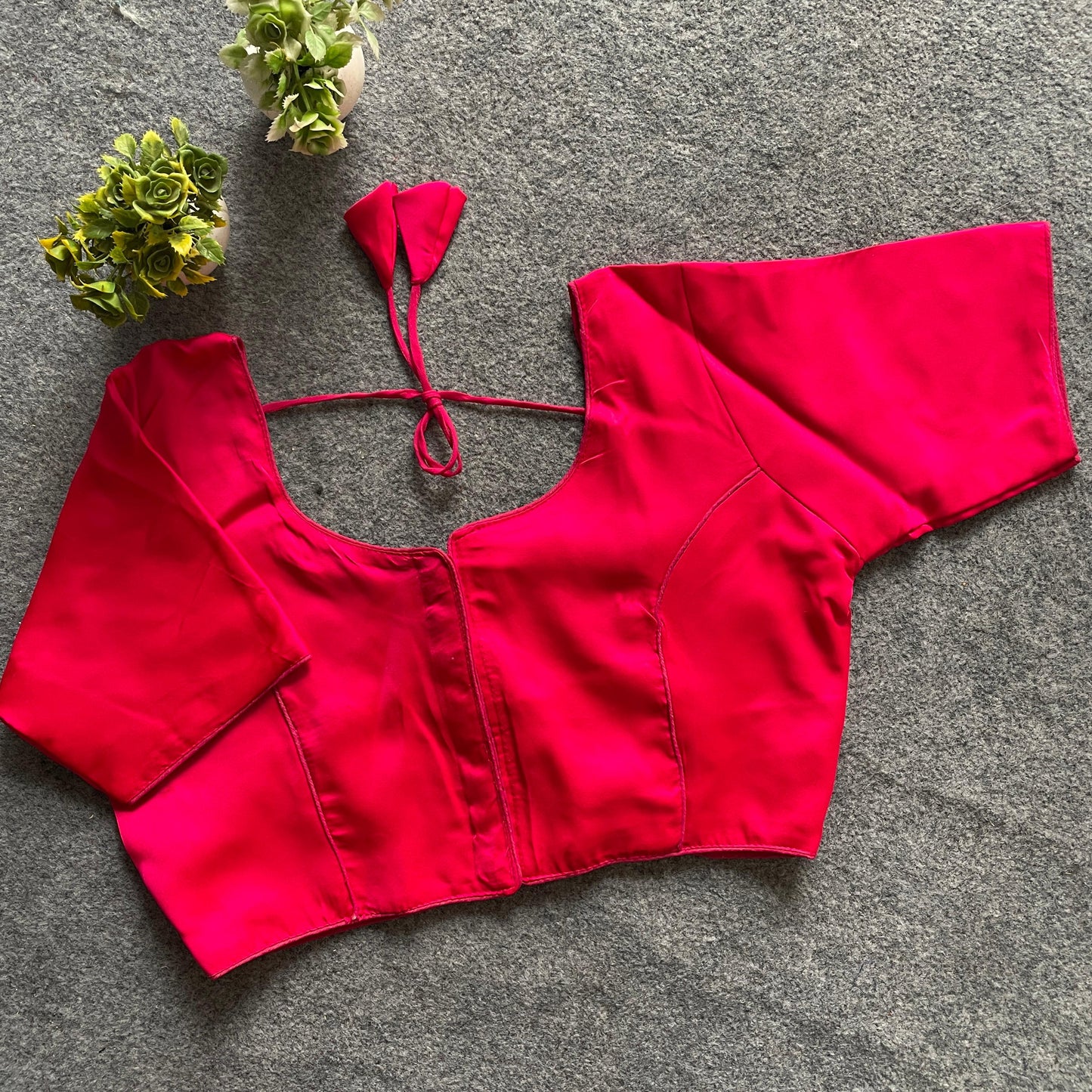 Original Malai Sattin ready made blouse