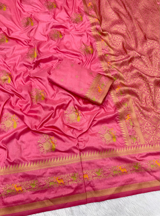 Soft Pure dolla Silk Weaving Saree