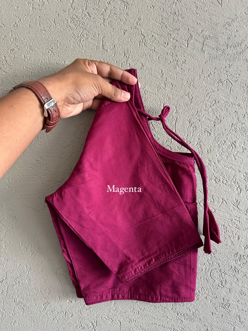 Pure pochampally cotton ready made blouse