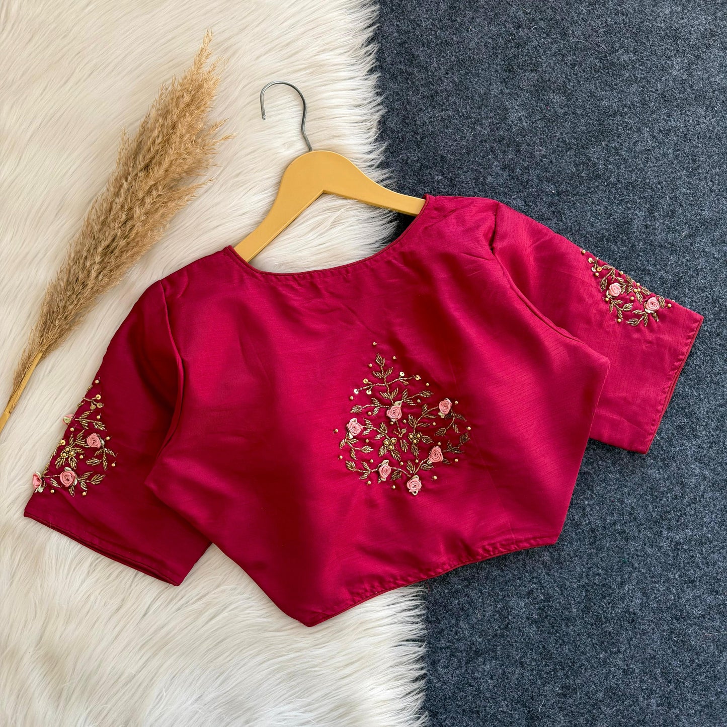 Beautiful handwork ready made blouse