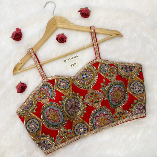 Crep viscose pojisan sleeveless ready made blouse