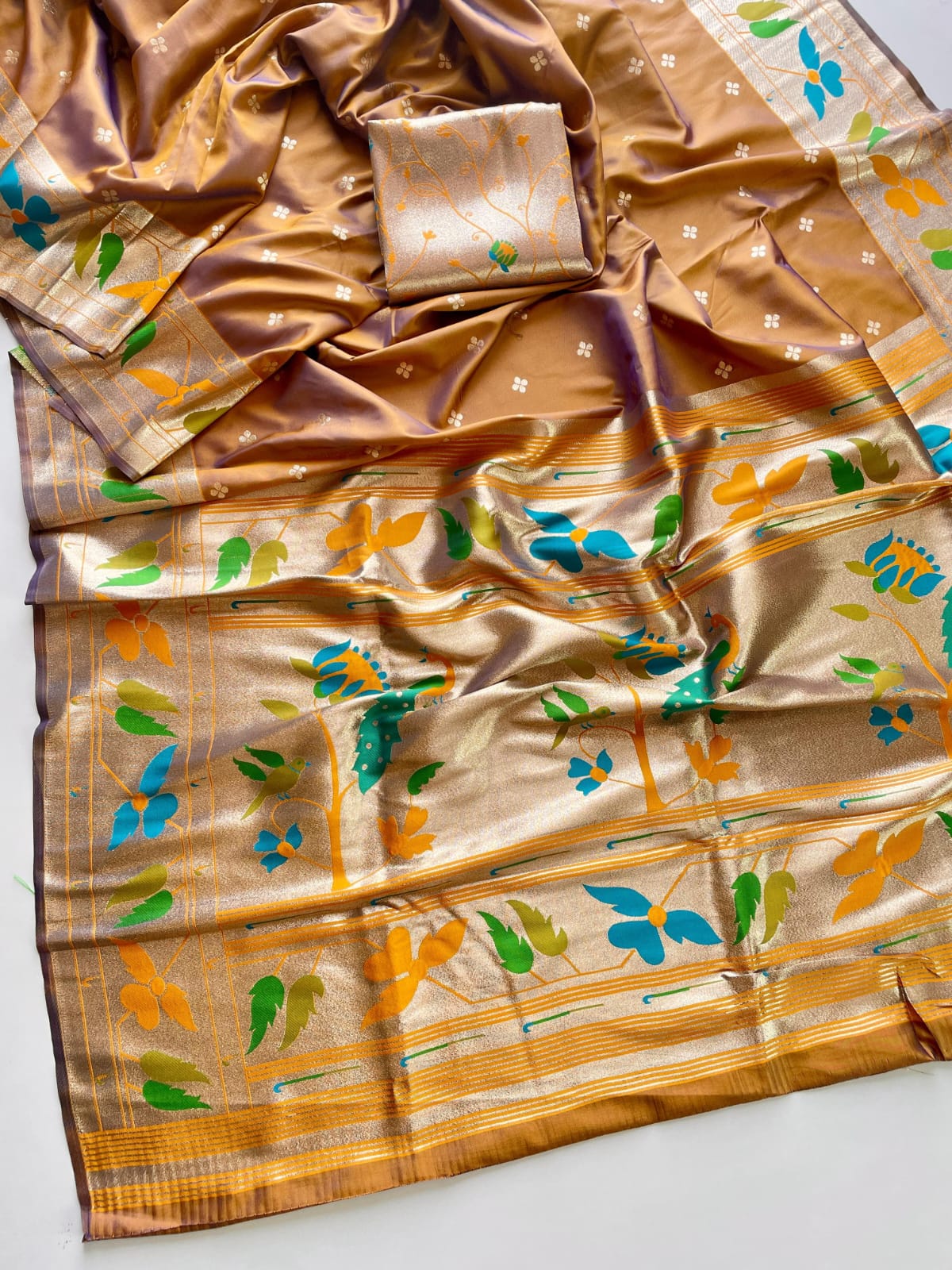 Mayuri Paithani Silk Saree
