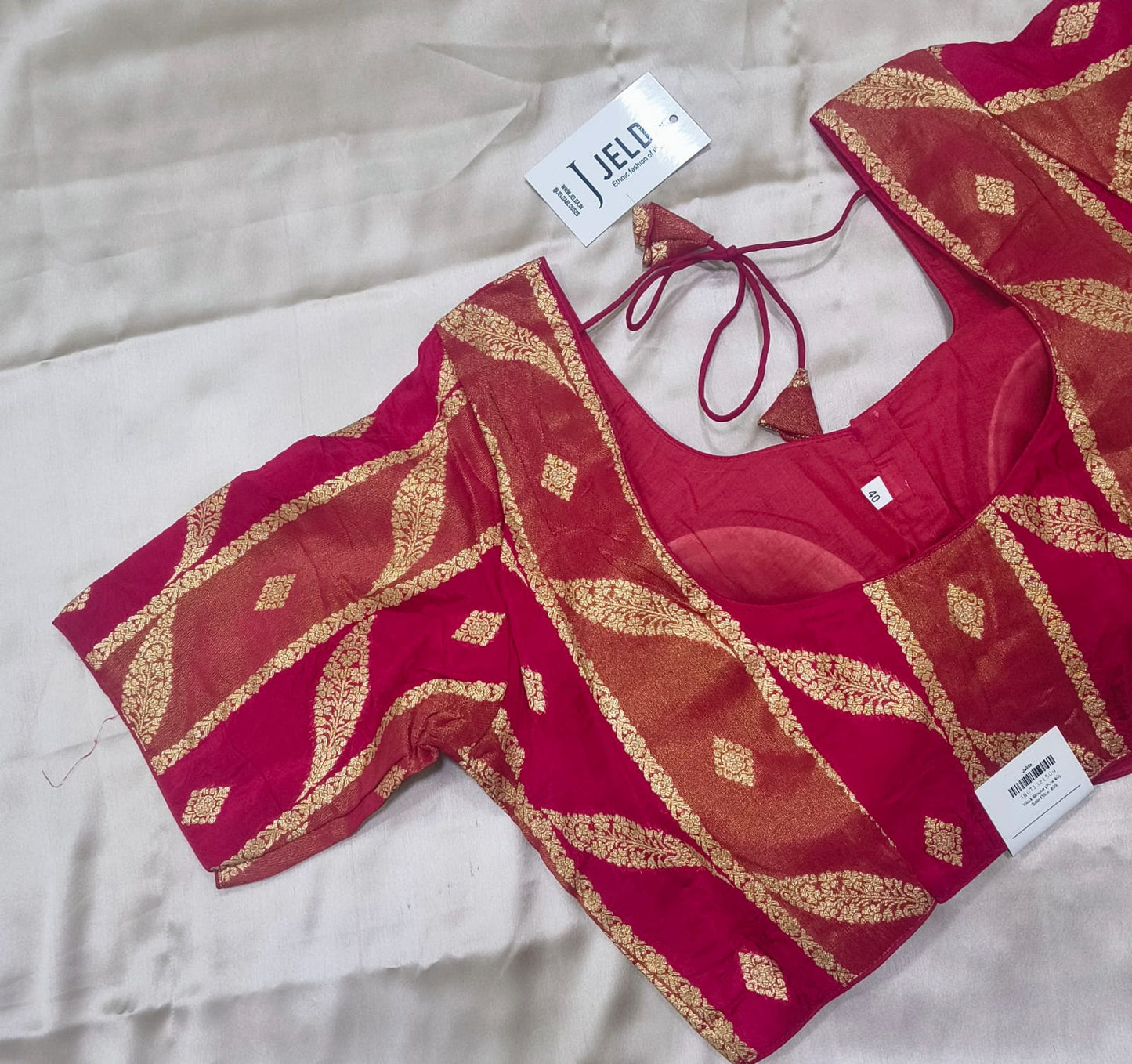 Banaras silk ready made blouse