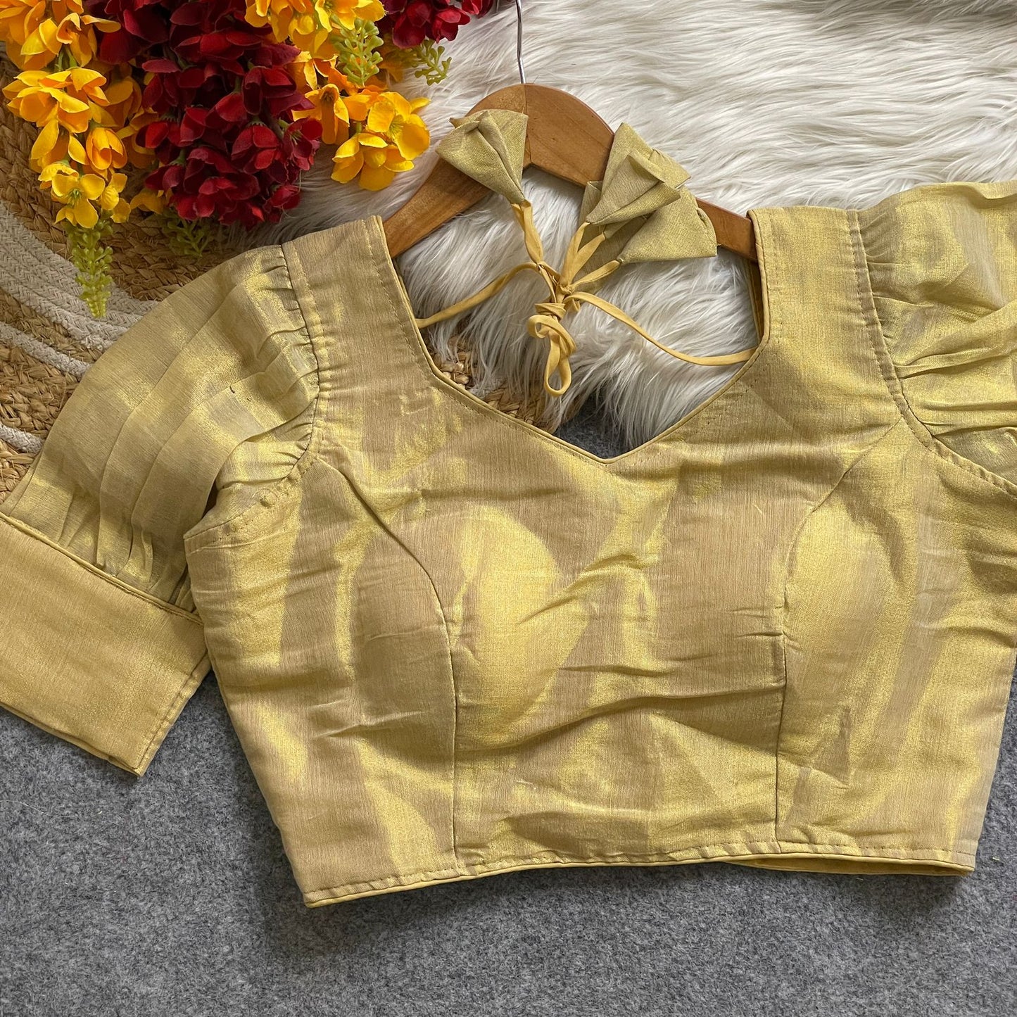 Pure Erode Silk Cotton ready made blouse