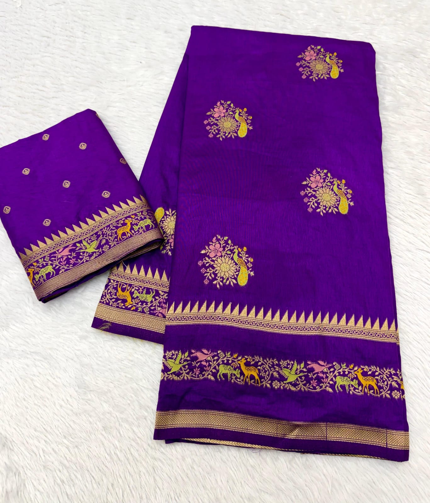 Soft Pure dolla Silk Weaving Saree