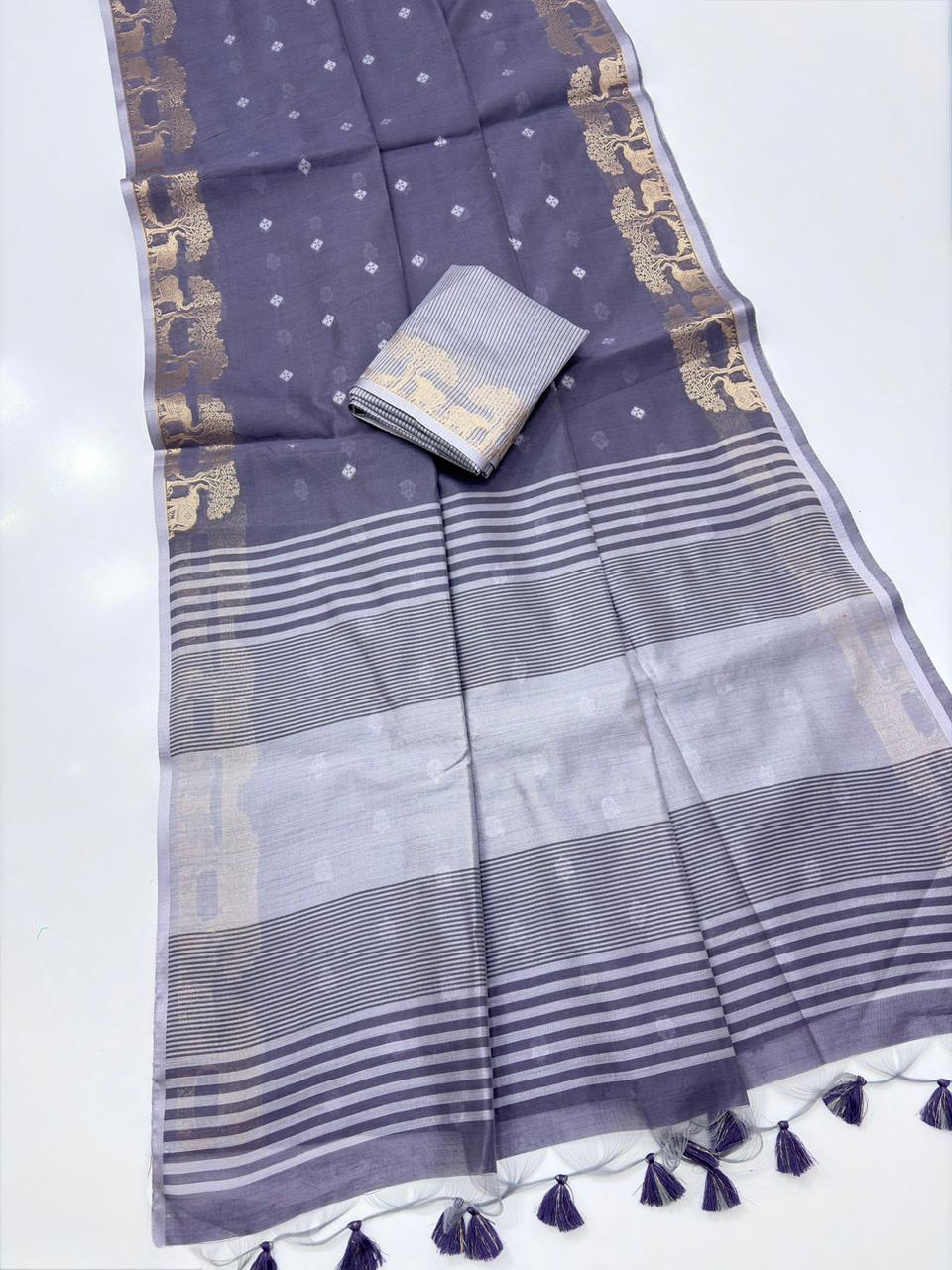 Premium Raw Silk Saree